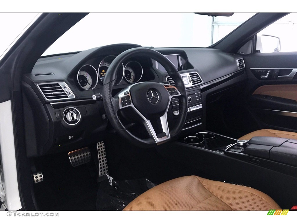 2016 E 550 Cabriolet - Polar White / Natural Beige/Black photo #22