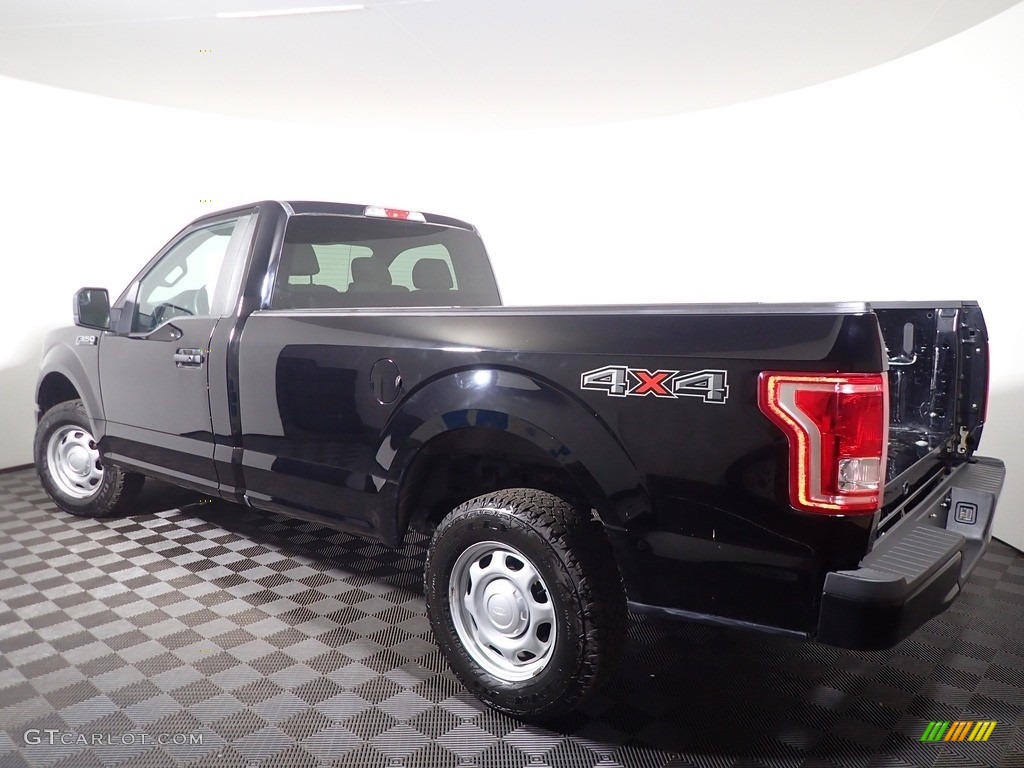 2016 F150 XL Regular Cab 4x4 - Shadow Black / Medium Earth Gray photo #9