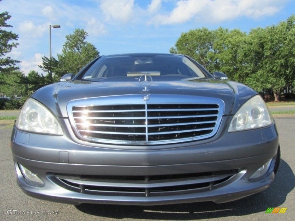 2008 S 550 Sedan - Flint Grey Metallic / Grey/Dark Grey photo #4