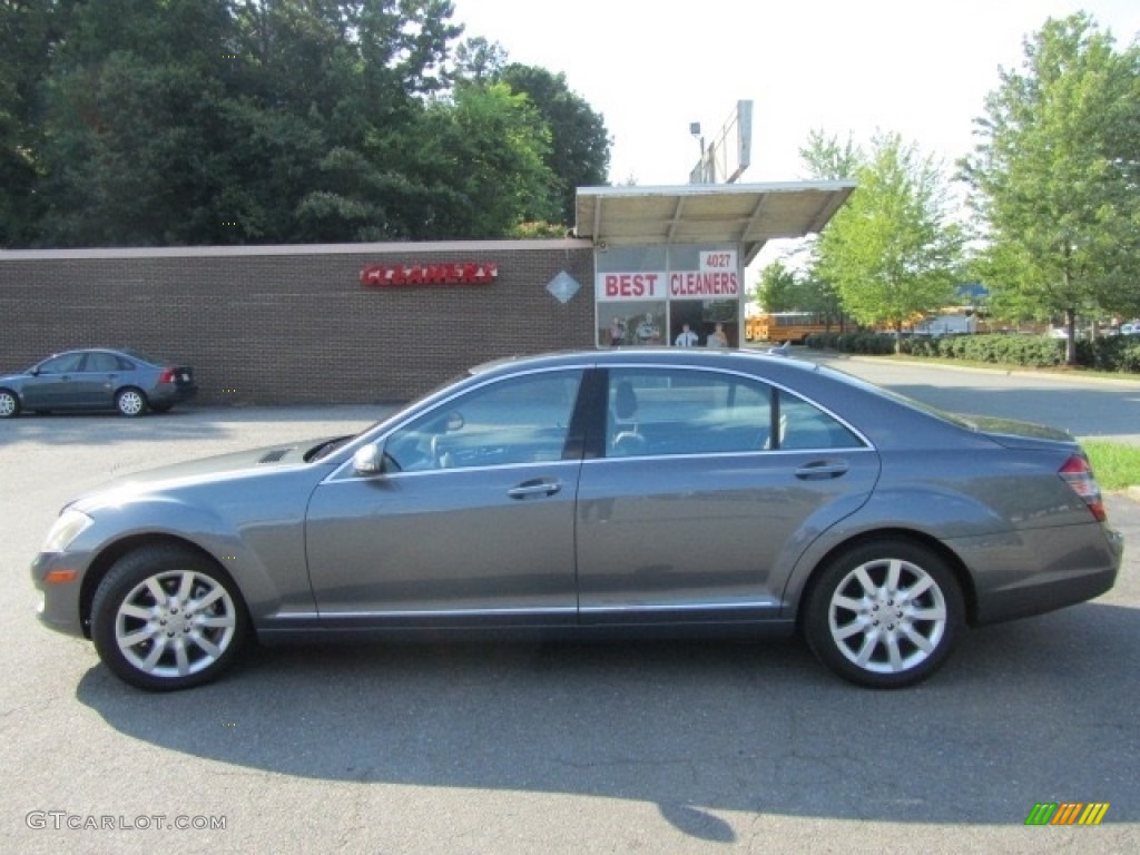 2008 S 550 Sedan - Flint Grey Metallic / Grey/Dark Grey photo #7