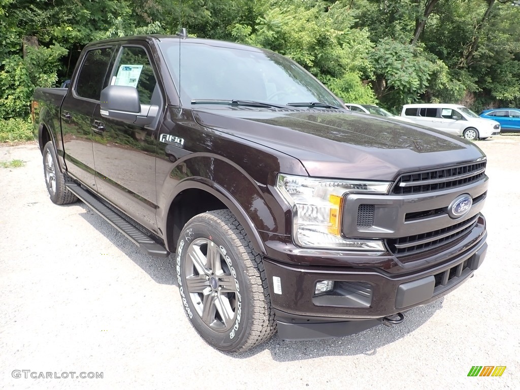 2020 F150 XLT SuperCrew 4x4 - Magma Red / Black photo #3