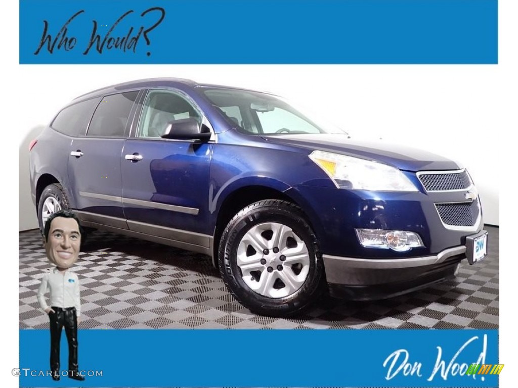 Dark Blue Metallic Chevrolet Traverse