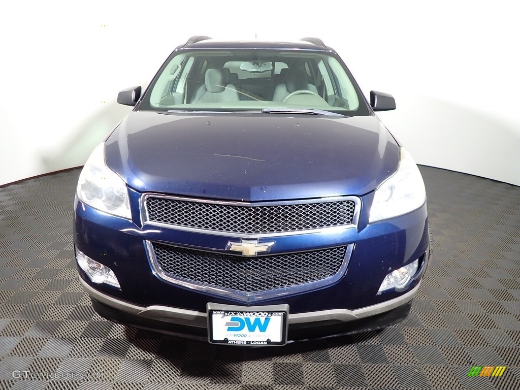 2011 Traverse LS AWD - Dark Blue Metallic / Dark Gray/Light Gray photo #4