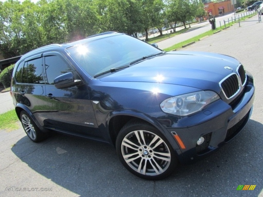 2013 X5 xDrive 35i Sport Activity - Deep Sea Blue Metallic / Oyster photo #3