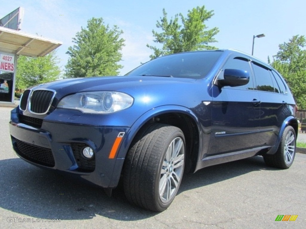 2013 X5 xDrive 35i Sport Activity - Deep Sea Blue Metallic / Oyster photo #6