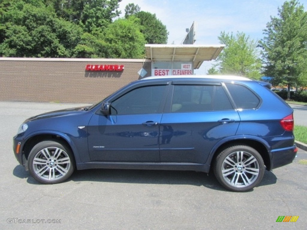 2013 X5 xDrive 35i Sport Activity - Deep Sea Blue Metallic / Oyster photo #7