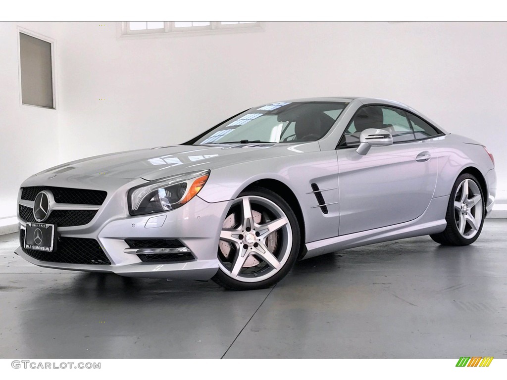 2013 SL 550 Roadster - Iridium Silver Metallic / Red/Black photo #12