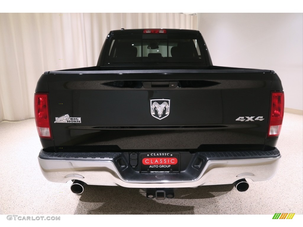 2014 1500 SLT Crew Cab 4x4 - Black / Black/Diesel Gray photo #19