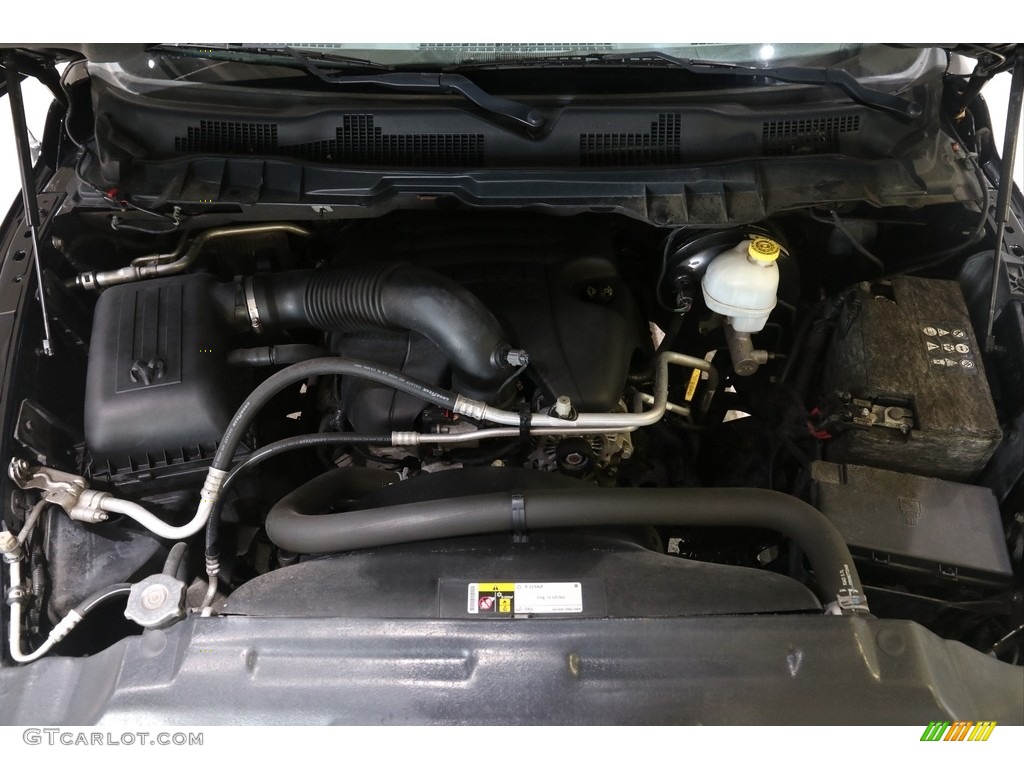 2014 1500 SLT Crew Cab 4x4 - Black / Black/Diesel Gray photo #20