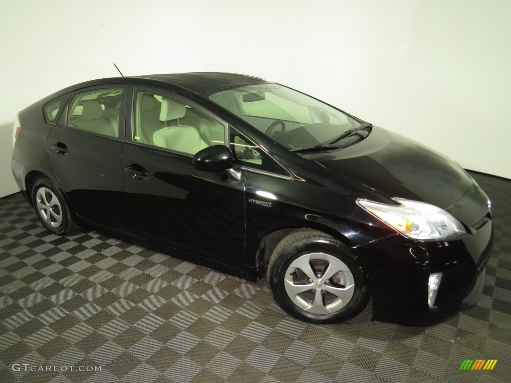 2015 Prius Two Hybrid - Black / Misty Gray photo #2