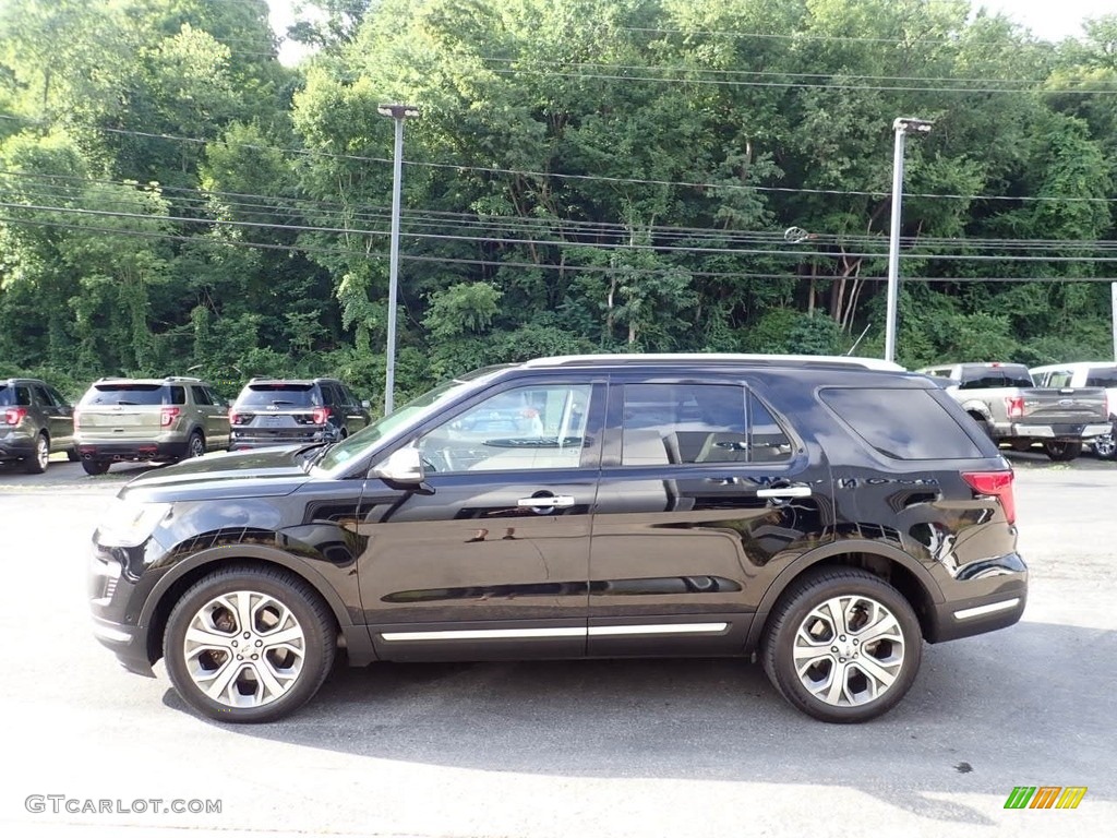 2018 Explorer Platinum 4WD - Shadow Black / Medium Soft Ceramic photo #6