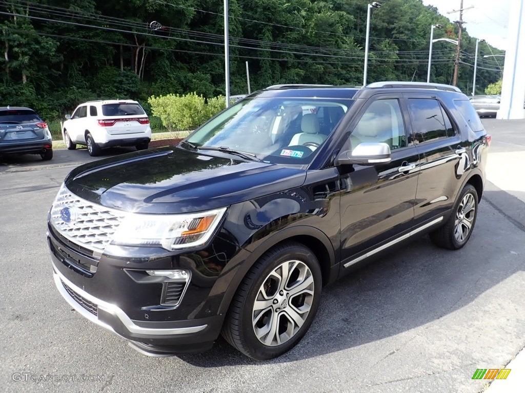 2018 Explorer Platinum 4WD - Shadow Black / Medium Soft Ceramic photo #7