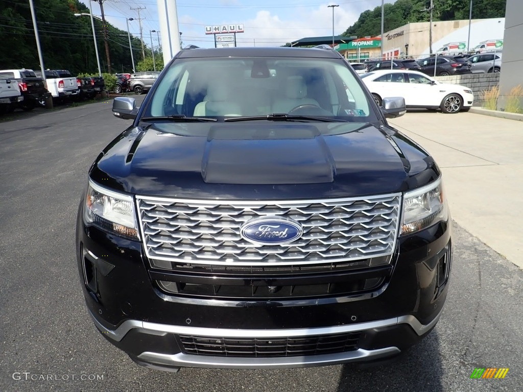 2018 Explorer Platinum 4WD - Shadow Black / Medium Soft Ceramic photo #8