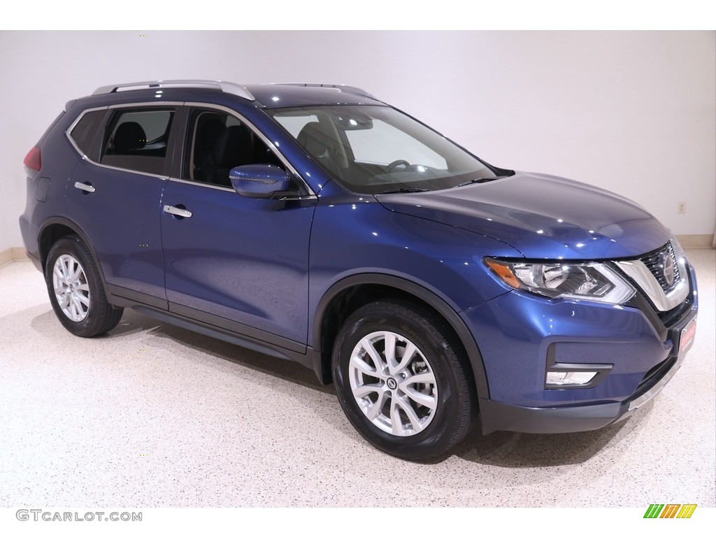 2019 Rogue S AWD - Caspian Blue / Charcoal photo #1