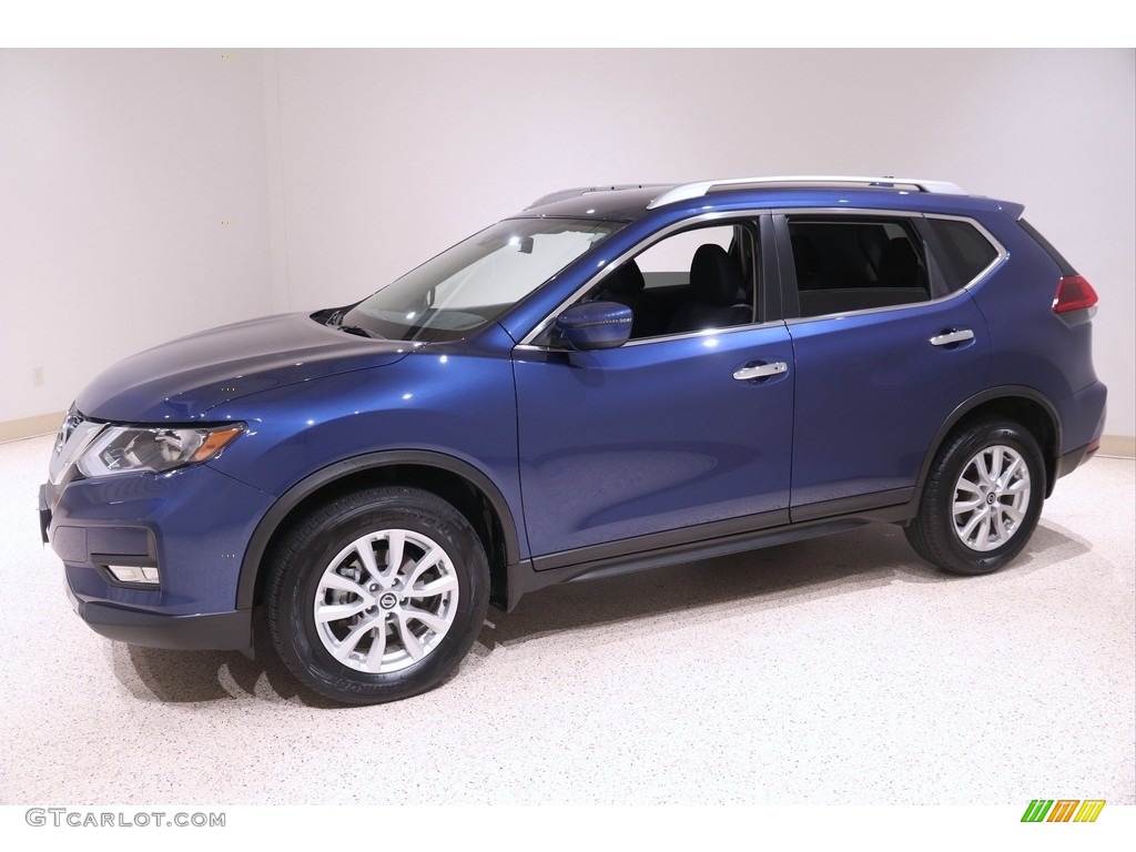 2019 Rogue S AWD - Caspian Blue / Charcoal photo #3