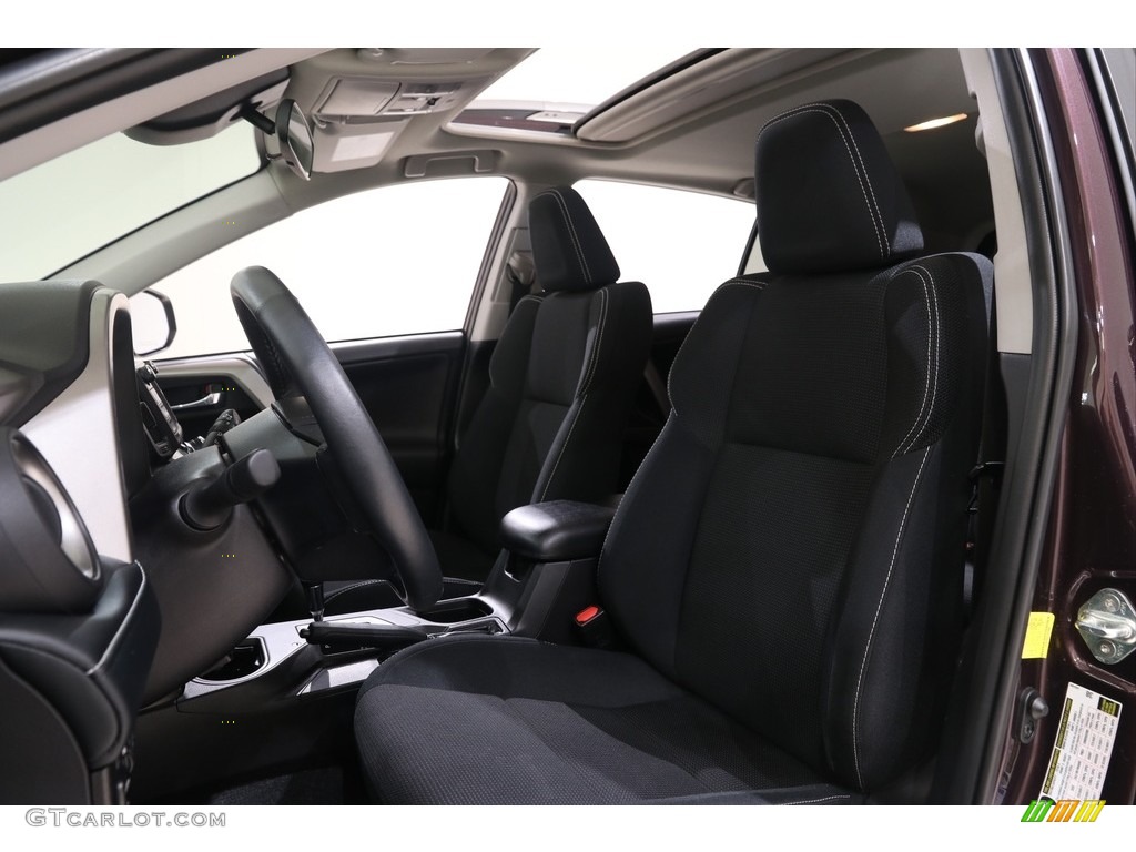 2018 RAV4 XLE AWD - Black Current Metallic / Black photo #4