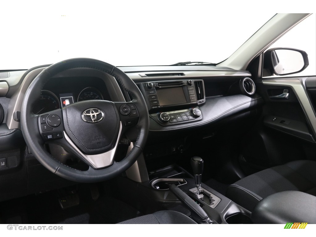 2018 RAV4 XLE AWD - Black Current Metallic / Black photo #6