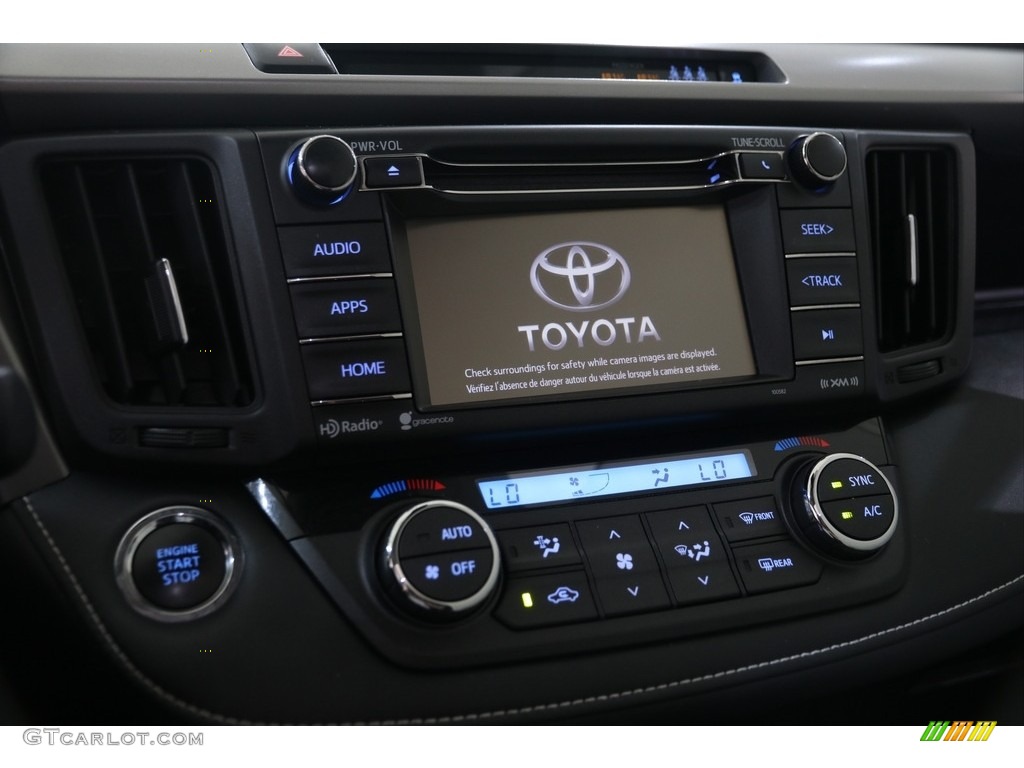 2018 RAV4 XLE AWD - Black Current Metallic / Black photo #11
