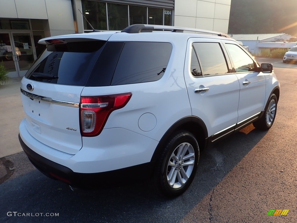 2015 Explorer XLT 4WD - White Platinum / Charcoal Black photo #2