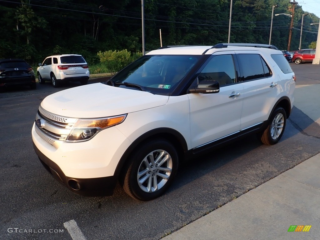 2015 Explorer XLT 4WD - White Platinum / Charcoal Black photo #7