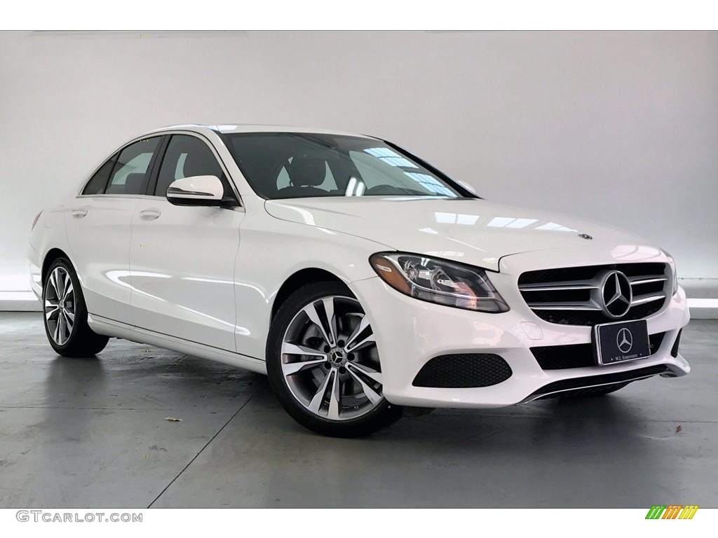 Polar White 2018 Mercedes-Benz C 300 Sedan Exterior Photo #138953366