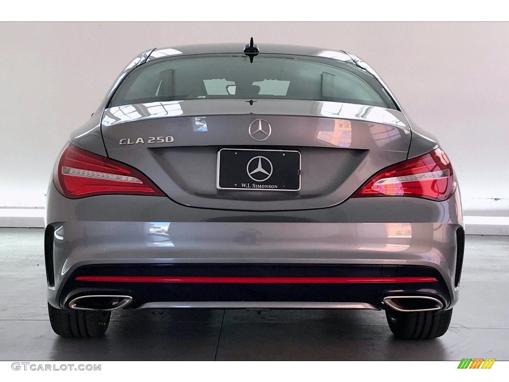 2018 CLA 250 Coupe - Mountain Grey Metallic / Black photo #3