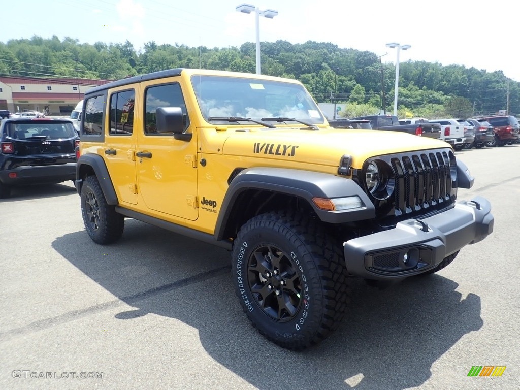 Hellayella 2020 Jeep Wrangler Unlimited Willys 4x4 Exterior Photo #138954908