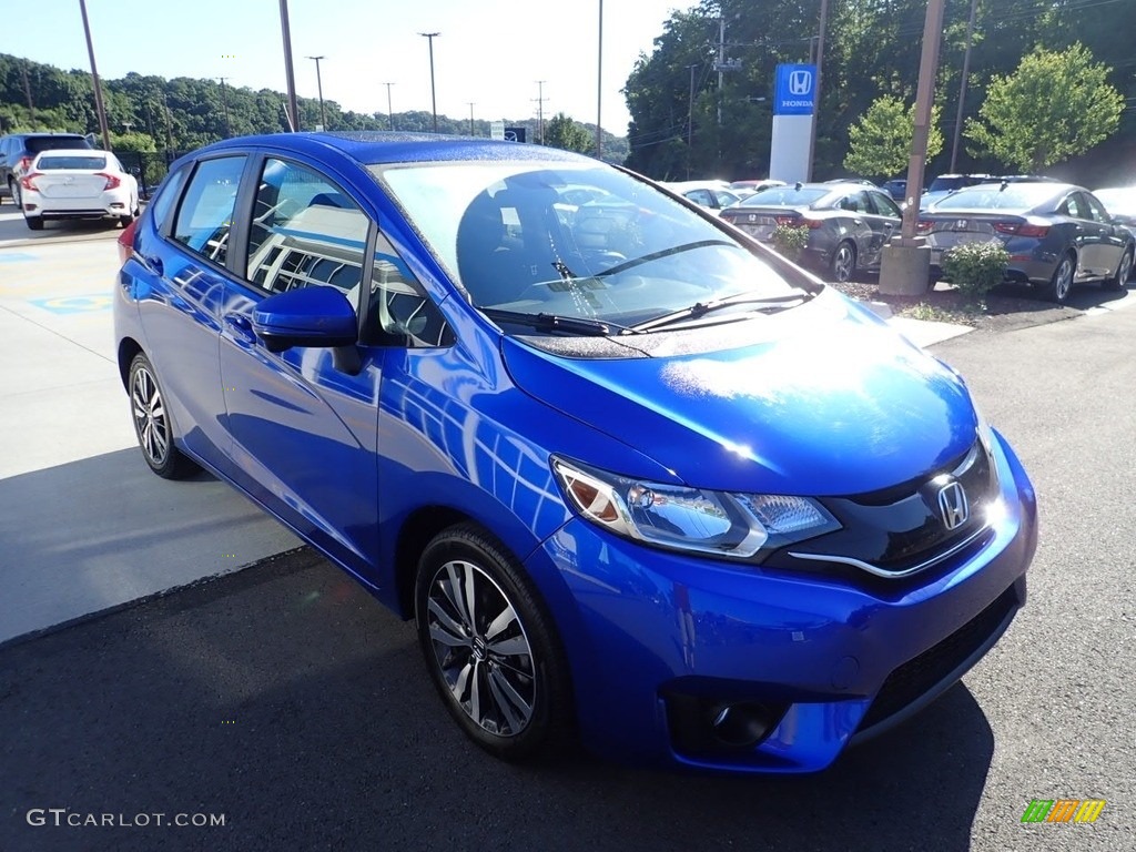 Aegean Blue Metallic 2017 Honda Fit EX Exterior Photo #138955250