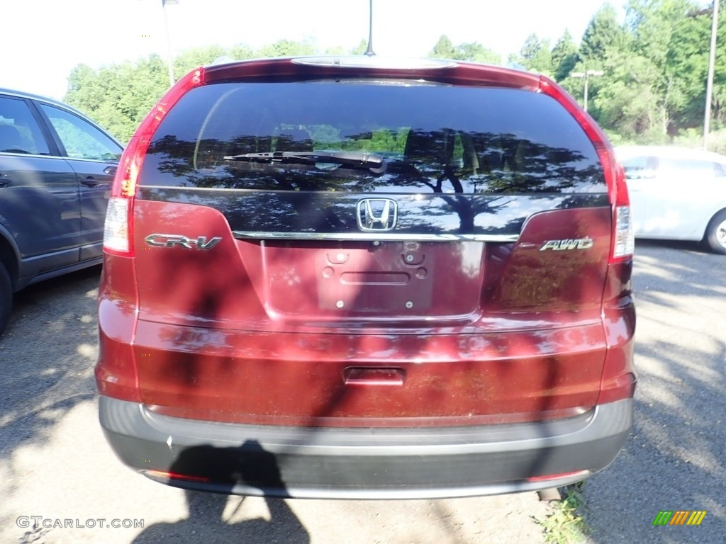 2014 CR-V EX-L AWD - Basque Red Pearl II / Black photo #3