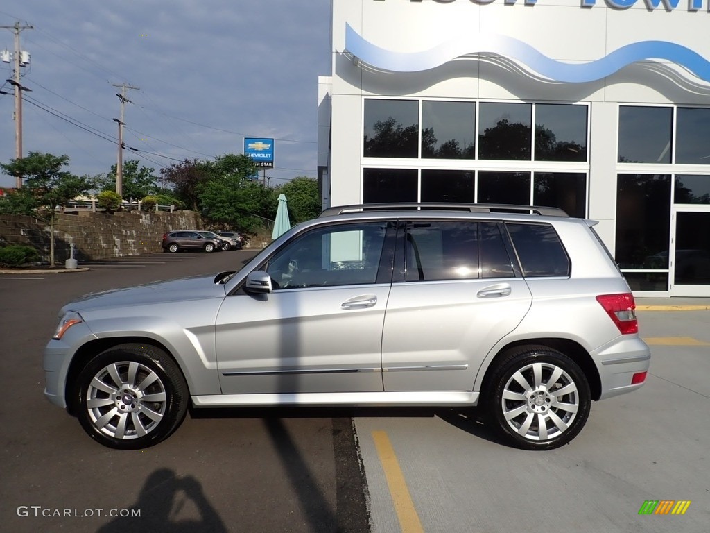 2012 GLK 350 4Matic - Iridium Silver Metallic / Black photo #2