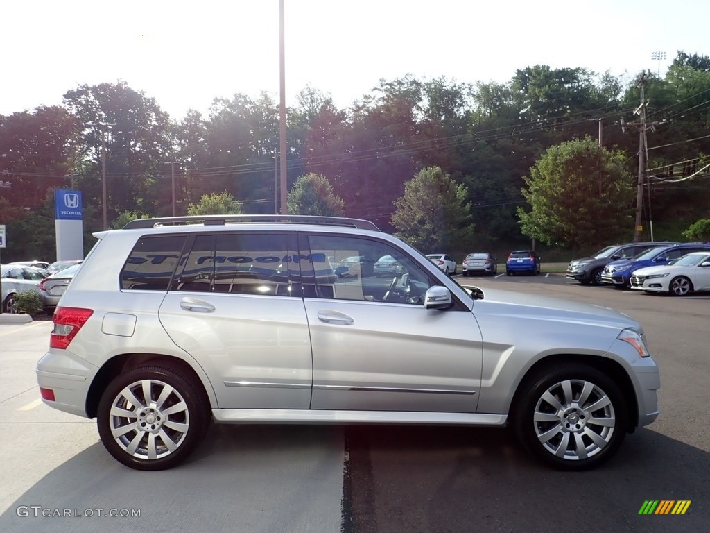 2012 GLK 350 4Matic - Iridium Silver Metallic / Black photo #7