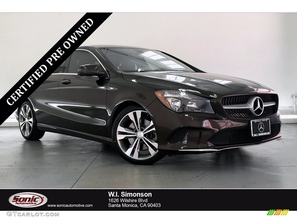 2017 CLA 250 Coupe - Cocoa Brown Metallic / Sahara Beige photo #1