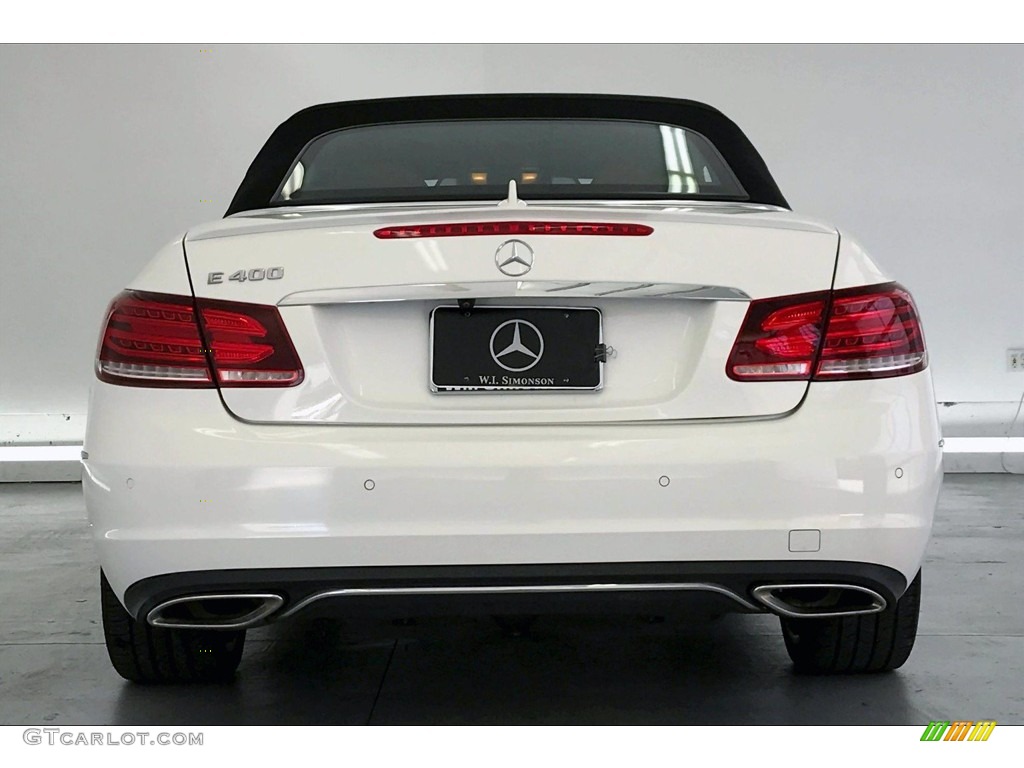 2017 E 400 Cabriolet - Polar White / Red/Black photo #3