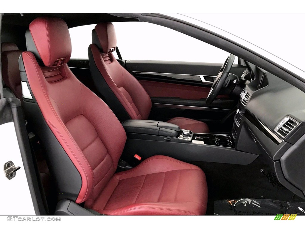 2017 E 400 Cabriolet - Polar White / Red/Black photo #6