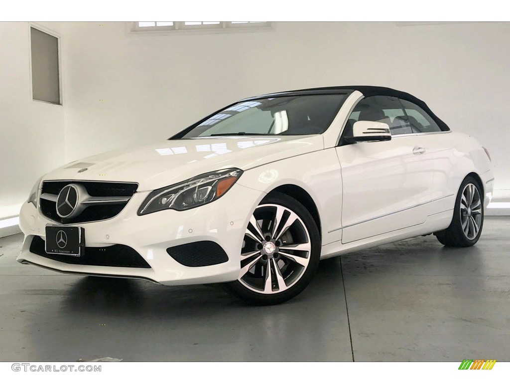 2017 E 400 Cabriolet - Polar White / Red/Black photo #12