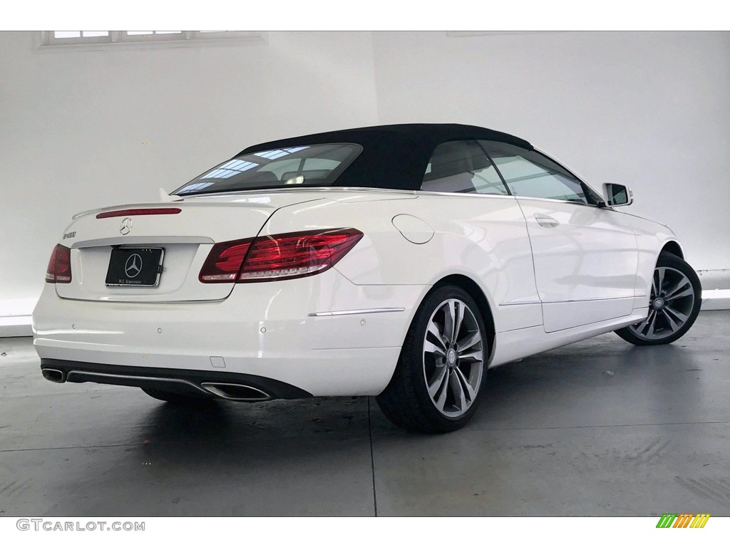 2017 E 400 Cabriolet - Polar White / Red/Black photo #16