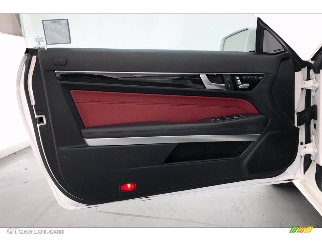 2017 E 400 Cabriolet - Polar White / Red/Black photo #25