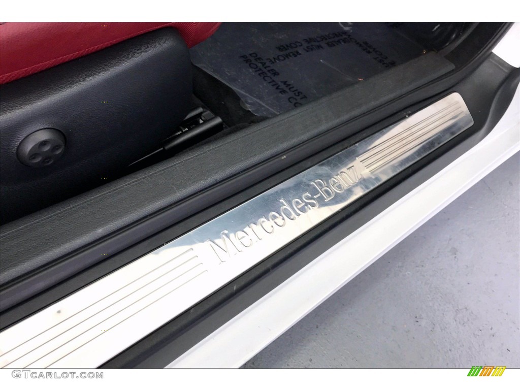 2017 E 400 Cabriolet - Polar White / Red/Black photo #29