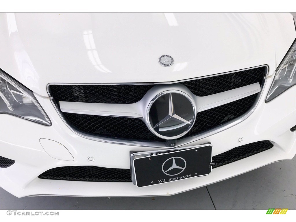 2017 E 400 Cabriolet - Polar White / Red/Black photo #33
