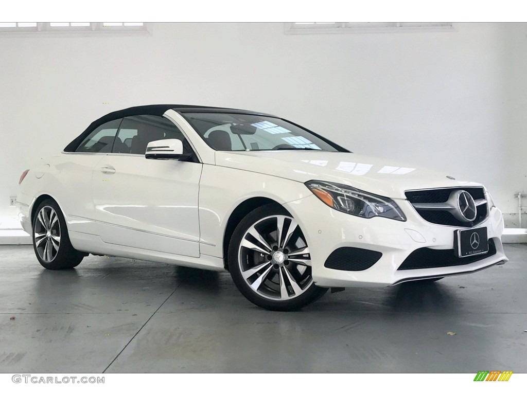 2017 E 400 Cabriolet - Polar White / Red/Black photo #34