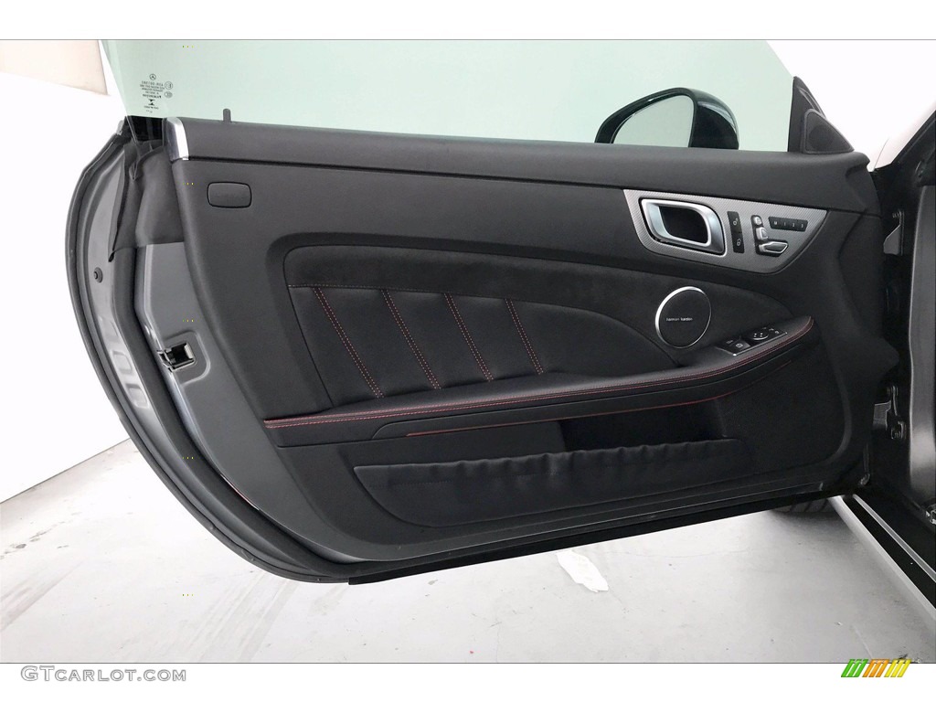 2017 Mercedes-Benz SLC 43 AMG Roadster Black Door Panel Photo #138958931