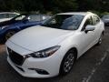 2017 Snowflake White Pearl Mica Mazda MAZDA3 Sport 4 Door  photo #1