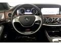 2017 Mercedes-Benz S Nut Brown/Black Interior Steering Wheel Photo