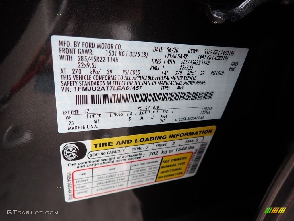 2020 Expedition Color Code J7 for Magnetic Photo #138960098 | GTCarLot.com