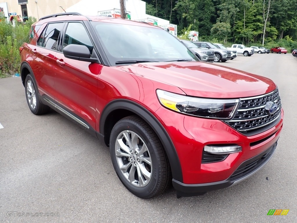 2020 Explorer XLT 4WD - Rapid Red Metallic / Ebony photo #3