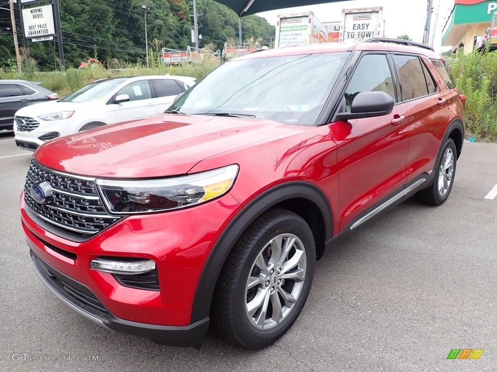 2020 Explorer XLT 4WD - Rapid Red Metallic / Ebony photo #5