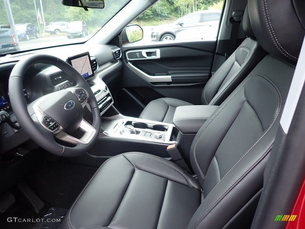 Ebony Interior 2020 Ford Explorer XLT 4WD Photo #138960137