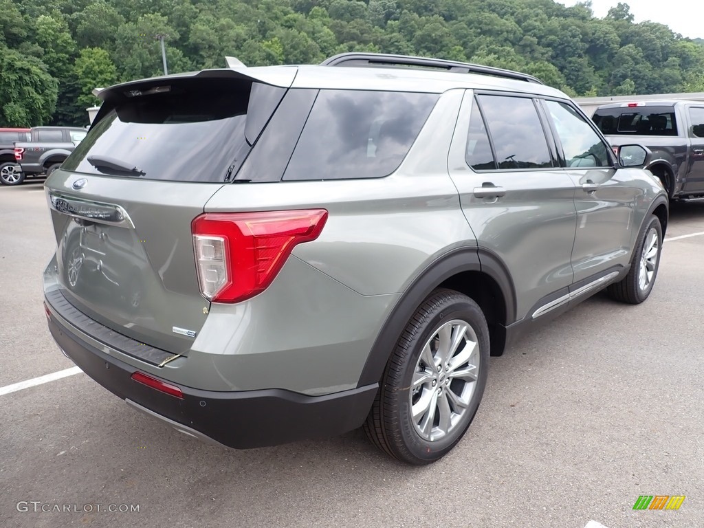 2020 Explorer XLT 4WD - Silver Spruce Metallic / Ebony photo #2