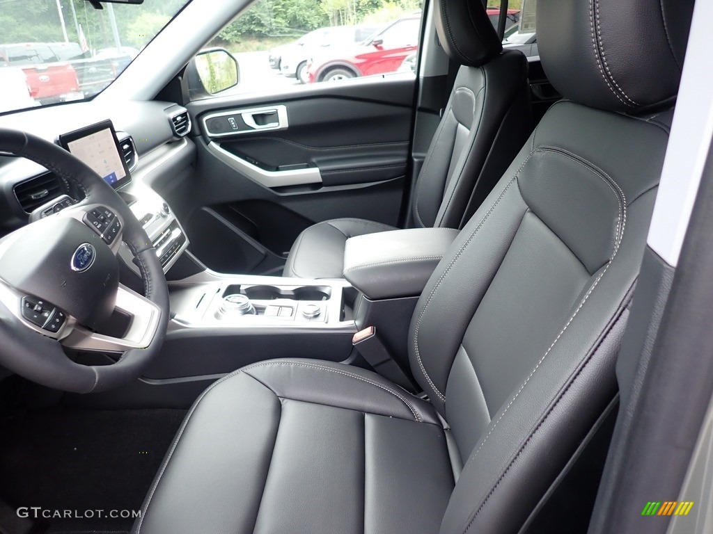 Ebony Interior 2020 Ford Explorer XLT 4WD Photo #138960362