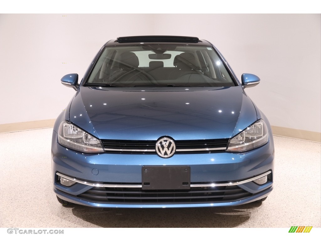 2019 Golf SE - Silk Blue Metallic / Titan Black photo #2
